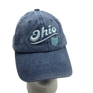 Home Free‎ State of Ohio Baseball Cap Hat Blue One Size Adjustable Embroidered